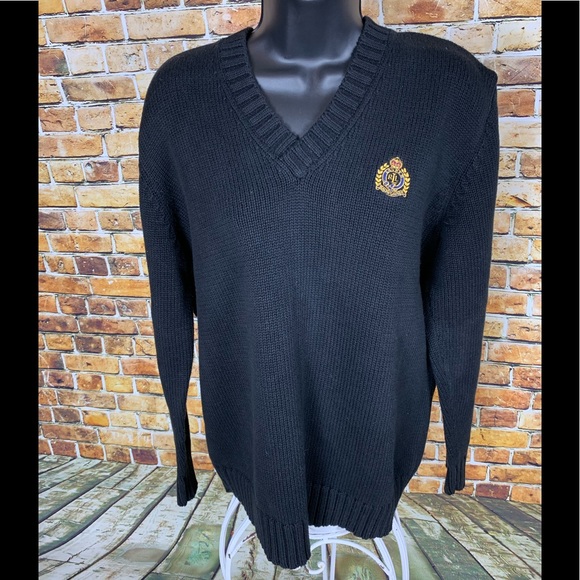 Ralph Lauren Sweaters - Lauren Ralph Lauren V Neck Black Pullover Large